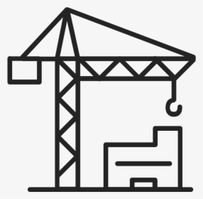 Real Estate Icon - Construcción Vector, HD Png Download, Transparent PNG