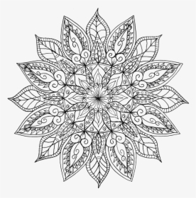 Mandala Png Pic - Mandala Snowflake Coloring Pages, Transparent Png, Transparent PNG