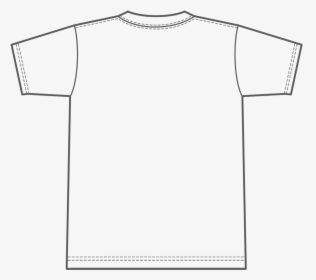 T Shirt Template White Sleeve - Transparent Background Tshirt Outline, HD Png Download, Transparent PNG