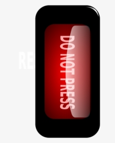 Red Button - Mobile Phone, HD Png Download, Transparent PNG