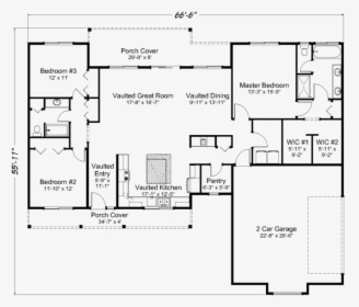 1942 Sq Ft Horseshoe Bay Floor Plan - Floor Plan, HD Png Download, Transparent PNG