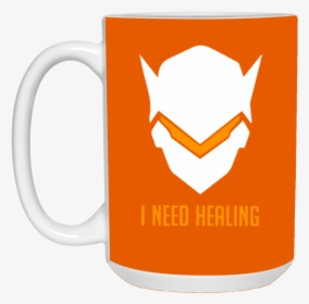 I Need Healing Genji Mask Genji Face Overwatch Icon - Overwatch, HD Png Download, Transparent PNG