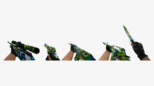 Graffiti Skins Sets - Cs 1.6 M4a1 Skin, HD Png Download, Transparent PNG