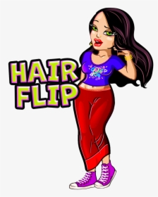 Flip Hair Emoji, HD Png Download, Transparent PNG