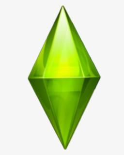 #sticker #thesims #sims #plumbob #green - Diamante De Los Sims, HD Png Download, Transparent PNG