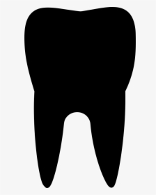 Tooth Clipart Black, HD Png Download, Transparent PNG