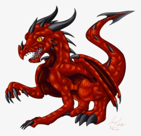 Red Dragon Wyrmling D&d , Png Download - Png Free Download Dragon Logo, Transparent Png, Transparent PNG