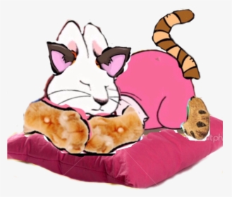 Png Library Cat Ruby Sleeping On Her By Sloanvandoren - Cartoon Cat, Transparent Png, Transparent PNG