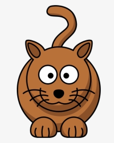 Brown Cat Clipart Png - Cartoon Cat Clipart Free, Transparent Png, Transparent PNG