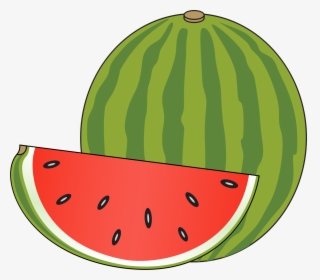Transparent Melon Clipart - Clip Art Watermelon, HD Png Download, Transparent PNG