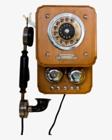 Vintage Wall Phone Png, Transparent Png, Transparent PNG