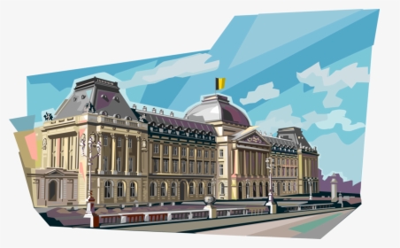 Royal Vector King Palace - Brussels Belgium Png, Transparent Png, Transparent PNG