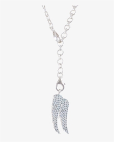 Pave Diamond Necklace 925 Silver Chain Necklace - Chain, HD Png Download, Transparent PNG