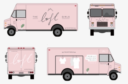 Loft Girl Truck - Front Food Truck Png, Transparent Png, Transparent PNG