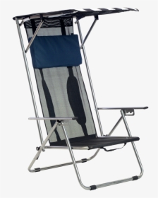 Quik Shade Beach Recliner Shade Chair - Wheeled Beach Chair With Canopy, HD Png Download, Transparent PNG