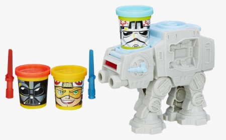 Play Doh Star Wars At At Attack Toy With Can Heads - Pd Sw Игровой Набор С Пластилином At Атакует, HD Png Download, Transparent PNG
