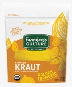 Goldenturmeric Kraut Fermented - Packaging And Labeling, HD Png Download, Transparent PNG