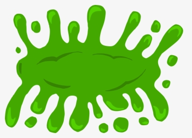 6 Cartoon Green Slime Blots Vector 2 - Png Green Slime Cartoon, Transparent Png, Transparent PNG