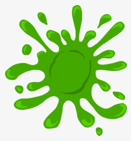 6 Cartoon Green Slime Blots Vector 0, HD Png Download, Transparent PNG