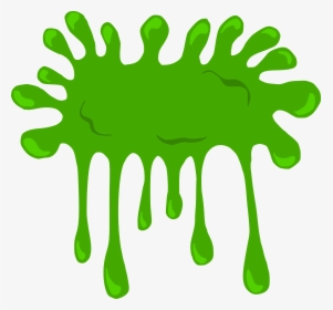 6 Cartoon Green Slime Blots Vector 5 - Png Green Slime Cartoon, Transparent Png, Transparent PNG