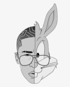 #bad Bunny 🐇 - Illustration, HD Png Download, Transparent PNG