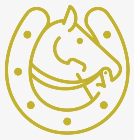 Tackroom Logo Horseshoe Transparent - Circle, HD Png Download, Transparent PNG
