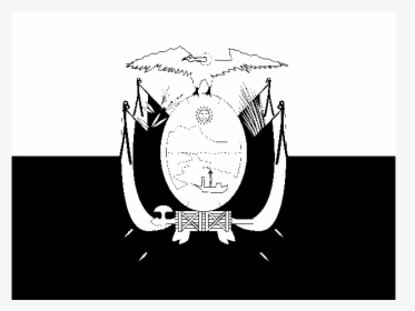 Flag Of Ecuador Logo Black And White - Guinness, HD Png Download, Transparent PNG