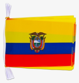 Ecuador Flag Bunting , 3 M - Ecuador Flag, HD Png Download, Transparent PNG