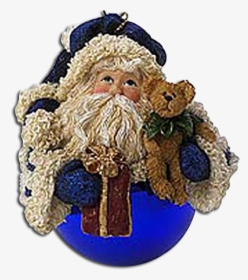 Boyds Santa Father Frostmick Glass Ball Ornament Shimmering - Christmas, HD Png Download, Transparent PNG
