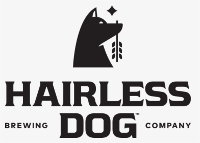 Hairlessdog Logo Full Black Cmyk - Graphic Design, HD Png Download, Transparent PNG