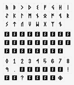 Viking Runes Font Download , Png Download - Font, Transparent Png, Transparent PNG