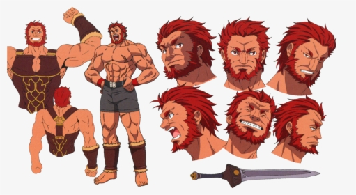Rider Ufotable Fate Zero Character Sheet - Fate Series Character Sheet, HD Png Download, Transparent PNG
