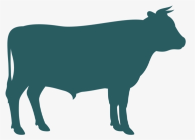 Icon Cow Blue - Cows Silhouette, HD Png Download, Transparent PNG