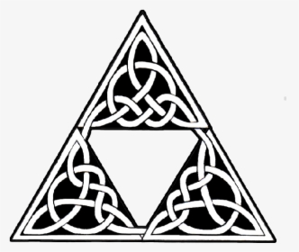 Celtic Tribal Triangle Tattoo Design - Epic Triforce, HD Png Download, Transparent PNG
