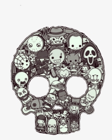 Pinhead Drawing Skull - Horror, HD Png Download, Transparent PNG