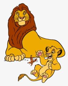Simba And Mufasa Clipart, HD Png Download, Transparent PNG