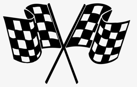 Banderas A Cuadros, Línea De Meta, Finalizar, Banderas - Checkered Racing Flags, HD Png Download, Transparent PNG