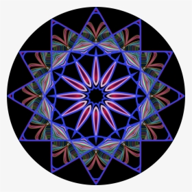 This Free Icons Png Design Of Prismatic Mandala Line - Portable Network Graphics, Transparent Png, Transparent PNG