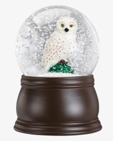 Great White Owl Snow Globe - Snow Globe, HD Png Download, Transparent PNG