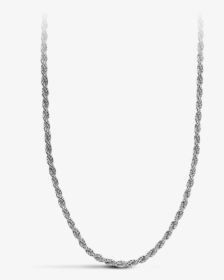 Davidrose White Gold Rope Chain - Chain, HD Png Download, Transparent PNG