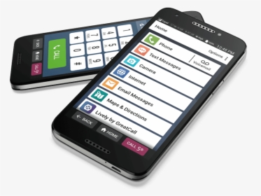 Smartphone For Seniors - Jitterbug Phones, HD Png Download, Transparent PNG