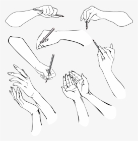 Hands, Figure, Sketches, The Hand, People, Wrist - Illustration, HD Png Download, Transparent PNG