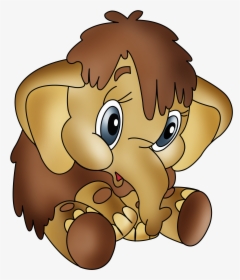 Mamanthunk, Clipart, Sketches Elephant Images, Baby - Мамонтенок Клипарт, HD Png Download, Transparent PNG