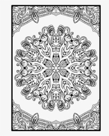 Color The- Mandala By Being Yourself - Circle, HD Png Download, Transparent PNG