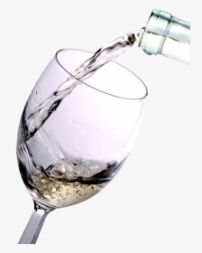 Pouring Wine Png Image - Pouring White Wine In A Glass, Transparent Png, Transparent PNG