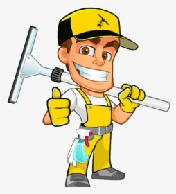 Professional Window Washing Service - Window Cleaning Images Cartoon, HD Png Download, Transparent PNG