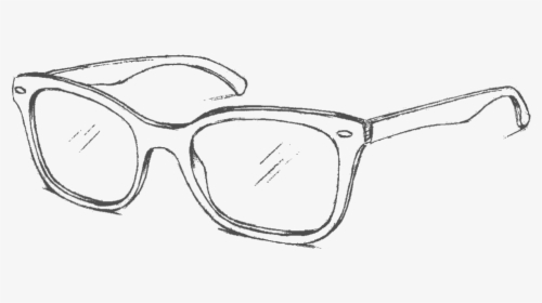 On Sunglasses Ray-ban Aviator Rope Frames Drawing Clipart - Ray Ban Sunglasses Drawing, HD Png Download, Transparent PNG