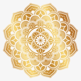 Mandala Design - Vector Golden Mandala Png, Transparent Png, Transparent PNG