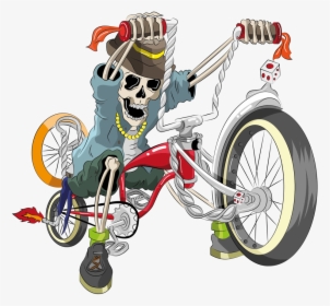 Transparent Low Rider Png - Lowrider Bike Cartoon Transparent, Png Download, Transparent PNG