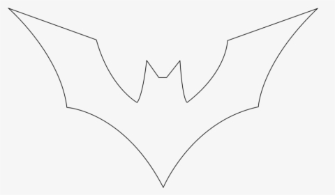 Batman Clipart Sketches - Batman Beyond Logo Outline, HD Png Download, Transparent PNG